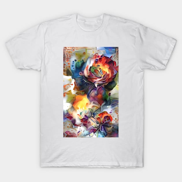 Vibrant Roses T-Shirt by Dturner29